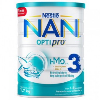  Sữa Nan Optipro số 3 lon 1,7kg cho trẻ 1-2 tuổi